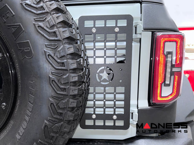 Ford Bronco Tailgate Molle Panel Kit - Exterior 
